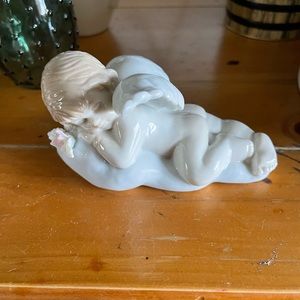 Dream Angels Ceramic “SWEET DREAMS”•Russ Berrie•  Cherub/Angel Figurine. 5.25”